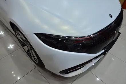대전카스킨 + 오렌지카스킨 + 대전랩핑 + 세종랩핑 + 전체랩핑+ 전체PPF + Mercedes-Benz EQS +3M-2080-SP240 satin frozen vanilla / 대전 유성구 원신흥동