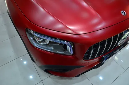 대전카스킨 + 오렌지카케어 + 오렌지카스킨 + 전체랩핑 +벤츠 +벤츠 GLB35 AMG + 3M-2080-SP273 Satin Vampire Red / 대전 유성구 원신흥동