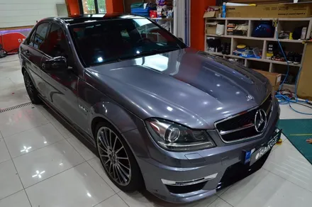 대전카스킨 + 오렌지카케어 + 오렌지카스킨 + 전체랩핑 + 벤츠 +   벤츠c63amg + 3M.1080-G201 Gloss Anthracite / 대전 유성구 원신흥동