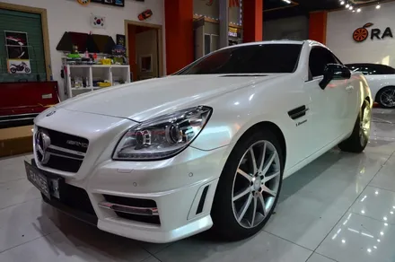 대전 카스킨+오렌지 카스킨+벤츠 SLK AMG+전체랩핑+3M Gloss Dragon Fire Red+드래곤 파이어 레드 / 대전 유성구 원신흥동