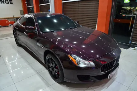 대전 카스킨+오렌지 카스킨+마세라티 콰트로 포르테+전체랩핑+3M 1080-S12 Satin Black+새틴 블랙 / 대전 유성구 원신흥동