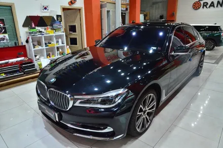 대전 카스킨+오렌지 카스킨+BMW Xdrive 750LI+전체랩핑+Gloss White Gold Sparkle+글로스 화이트 골드 스파클 / 대전 유성구 원신흥동
