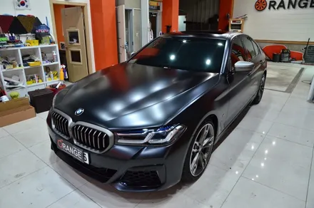 대전 카스킨+오렌지 카스킨+BMW 550i+전체 무광 PPF+KEEP GUARD PPF / 대전 유성구 원신흥동