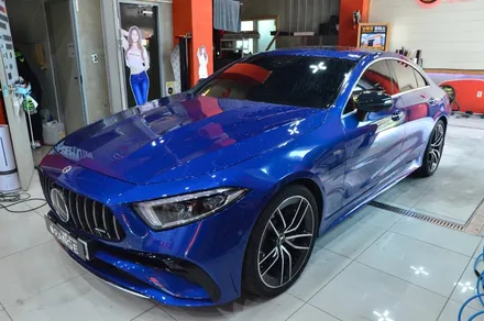 대전카스킨 + 오렌지카스킨 + 대전랩핑 + 세종랩핑 + 전체랩핑+ 전체PPF  + 벤츠 CLS 53 AMG + Mercedes-Benz + KEEP GAURD PPF +블랙PPF / 대전 유성구 원신흥동