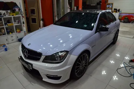 대전카스킨 + 오렌지카케어 + 오렌지카스킨 + 전체랩핑 + 벤츠 +   벤츠c63amg + 3M.1080-G201 Gloss Anthracite / 대전 유성구 원신흥동