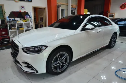 대전카스킨 + 오렌지카케어 + 오렌지카스킨 + 전체랩핑 + 전체PPF + Mercedes-Benz + S400d + KEEP GAURD PPF +벤츠S400d / 대전 유성구 원신흥동