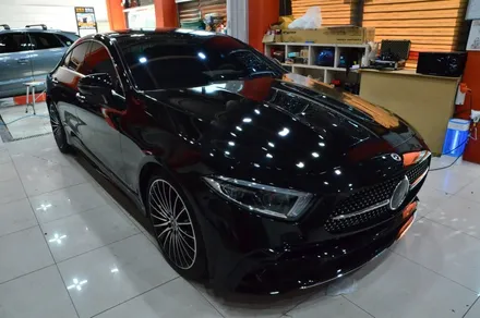대전카스킨 + 오렌지카케어 + 오렌지카스킨 + 전체랩핑 + 전체PPF + Mercedes-Benz + KEEP GAURD PPF + CLS450 / 대전 유성구 원신흥동
