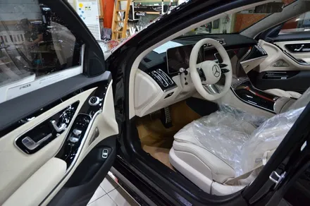 대전카스킨 + 오렌지카케어 + 오렌지카스킨 + 전체랩핑 + 전체PPF + 실내PPF + Mercedes-Benz S500 + Mercedes-Benz + S500 / 대전 유성구 원신흥동