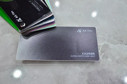 대전카스킨 + 오렌지카스킨 + 전체랩핑 + 벤츠 + E63 AMG  + AX FILM XA2686 (ULTRA-MATTE DARK GRAY) / 대전 유성구 원신흥동