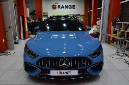 대전 카스킨 + 오렌지 카스킨 + 벤츠 + SL63 + 전체랩핑 + AX SOUL RED / 대전 유성구 원신흥동