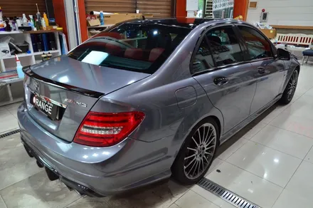 대전카스킨 + 오렌지카케어 + 오렌지카스킨 + 전체랩핑 + 벤츠 +   벤츠c63amg + 3M.1080-G201 Gloss Anthracite / 대전 유성구 원신흥동