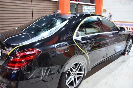 대전 카스킨+오렌지 카스킨+벤츠 S 350d+PPF필름처리 / 대전 유성구 원신흥동
