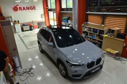 대전카스킨 + 오렌지카스킨 + 대전랩핑 + 세종랩핑 + 전체랩핑+ 전체PPF BMW X1 + 3M 1080-G8081 Cool Gray / 대전 유성구 원신흥동