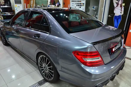 대전카스킨 + 오렌지카케어 + 오렌지카스킨 + 전체랩핑 + 벤츠 +   벤츠c63amg + 3M.1080-G201 Gloss Anthracite / 대전 유성구 원신흥동