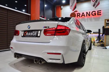 대전 카스킨+오렌지 카스킨+BMW F80 M3+전체랩핑+3M G31 storm gray / 대전 유성구 원신흥동