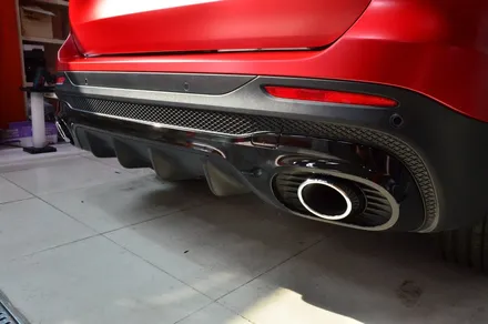대전카스킨 + 오렌지카케어 + 오렌지카스킨 + 전체랩핑 +벤츠 +벤츠 GLB35 AMG + 3M-2080-SP273 Satin Vampire Red / 대전 유성구 원신흥동