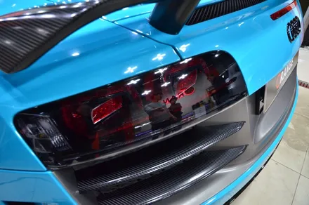 대전카스킨 + 오렌지카스킨 + 전체랩핑 + 전체PPF + AUDI + R8 GT 스파이더 + MIAMI BlLUE + 마이에미블루 + AX Film + 고광택 / 대전 유성구 원신흥동