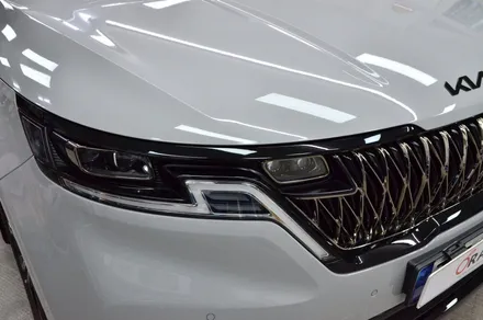 대전 카스킨 + 오렌지카스킨 + 기아 + 카니발 하이리무진 + 전체 랩핑, 전체 크롬 죽이기 + 리보 Porsche Grey PPF,블랙PPF / 대전 유성구 원신흥동