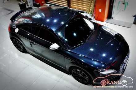 대전카스킨 + 오렌지카케어 + 오렌지카스킨 + 전체랩핑 + 아우디 + 아우디TT +3M + Gloss White Gold Sparkle + 글로스화이트골드스파클 / 대전 유성구 원신흥동
