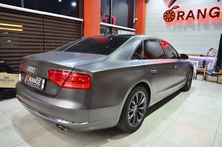 대전 카스킨+오렌지 카스킨+아우디 A8L+3M-GP291 글라시아 그레이+전체랩핑 / 대전 유성구 원신흥동
