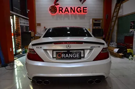 대전 카스킨+오렌지 카스킨+벤츠 SLK AMG+전체랩핑+3M Gloss Dragon Fire Red+드래곤 파이어 레드 / 대전 유성구 원신흥동