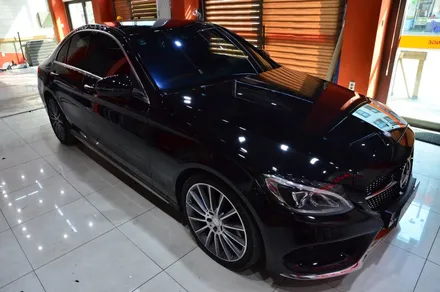 대전 카스킨+오렌지 카스킨+벤츠 C250d 4matic+Gloss Dragon Fire Red+글로스 드래곤 파이어레드+전체랩핑 / 대전 유성구 원신흥동