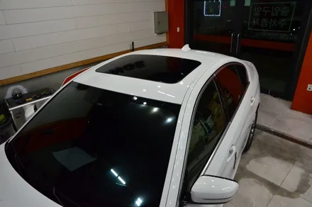 대전 카스킨+오렌지 카스킨+BMW 520d+루프스킨+사이드미러+유광블랙+카본블랙 / 대전 유성구 원신흥동