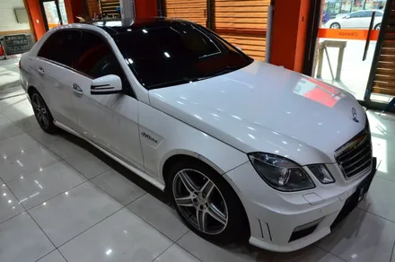 대전 오렌지+오렌지 카스킨+벤츠 E60 AMG+전체랩핑+3M 1080-GP240 Gloss White Gold Sparkle+글로스 화이트 골드 스파클 / 대전 유성구 원신흥동