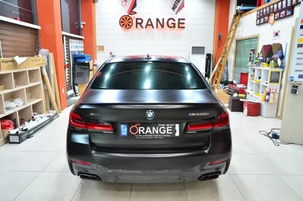 대전 카스킨+오렌지 카스킨+BMW 550i+전체 무광 PPF+KEEP GUARD PPF / 대전 유성구 원신흥동