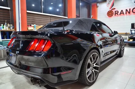 대전카스킨+ 오렌지카스킨+ 대전랩핑+ Ford Mustang GT Convertible + 머스탱 GT 컨버터블 + 3M-2080-M26 Matte Military Green / 대전 유성구 원신흥동