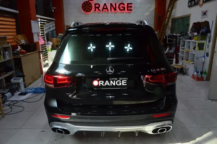 대전카스킨 + 오렌지카케어 + 오렌지카스킨 + 전체랩핑 +벤츠 +벤츠 GLB35 AMG + 3M-2080-SP273 Satin Vampire Red / 대전 유성구 원신흥동