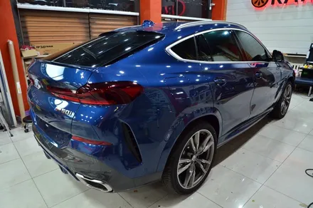 대전카스킨 + 오렌지카스킨 + 대전랩핑 + 세종랩핑 + 전체랩핑 + BMW + X6M50i + 3m.2080-S12 Satin Black + 사틴블랙 / 대전 유성구 원신흥동