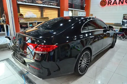 대전카스킨 + 오렌지카케어 + 오렌지카스킨 + 전체랩핑 + 전체PPF + Mercedes-Benz + KEEP GAURD PPF + CLS450 / 대전 유성구 원신흥동