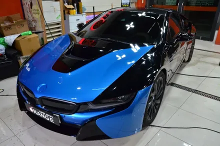 오렌지카스킨 + 전체랩핑 + 부분랩핑 + BMW + I8 +BMW I8 + 3M 1080-G8081 Cool Gray + 쿨그레이 / 대전 유성구 원신흥동