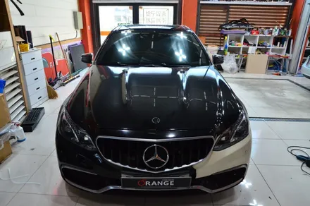 대전카스킨 + 오렌지카스킨 + 전체랩핑 + 벤츠 + E63 AMG  + AX FILM XA2686 (ULTRA-MATTE DARK GRAY) / 대전 유성구 원신흥동
