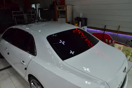 대전 카스킨 + 오렌지 카스킨 + 부분랩핑 + 듀오톤 + 벤틀리 플라잉스퍼 + 3M 2080 G12 Gloss Black / 대전 유성구 원신흥동