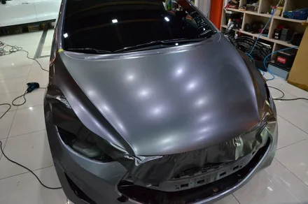 대전 카스킨 + 오렌지 카스킨 + 현대 + 아반떼 MD + 전페랩핑 +BB WRAP AMG Selenite Grey / 대전 유성구 원신흥동