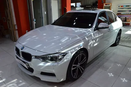 대전 카스킨 + 오렌지 카스킨 + BMW + 320d + 전체랩핑 + TECKWRAP Velvet Blue VCH402-S / 대전 유성구 원신흥동