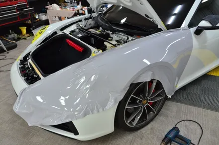 대전 카스킨 + 오렌지카스킨 + 포르쉐 + 911까레라S + 전체랩핑 + STYX Super Gloss Audi Nardo Gray(Light) / 대전 유성구 원신흥동