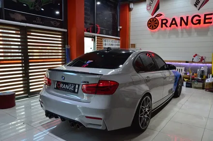 대전 카스킨+오렌지 카스킨+BMW M3+Gloss Storm Grey+재시공 전체랩핑 / 대전 유성구 원신흥동