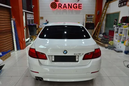 대전 카스킨+오렌지 카스킨+BMW 525d+전체랩핑+Satin Dark Grey+새틴 다크 그레이 / 대전 유성구 원신흥동