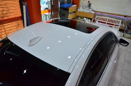 대전 카스킨+오렌지 카스킨+BMW G30 520d+루프스킨+유광블랙 / 대전 유성구 원신흥동