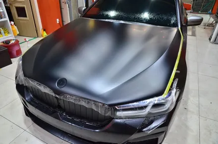 대전 카스킨+오렌지 카스킨+BMW 550i+전체 무광 PPF+KEEP GUARD PPF / 대전 유성구 원신흥동