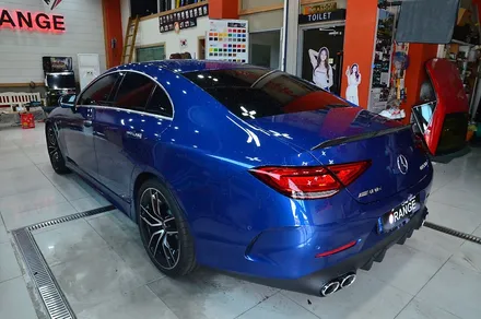 대전카스킨 + 오렌지카스킨 + 대전랩핑 + 세종랩핑 + 전체랩핑+ 전체PPF  + 벤츠 CLS 53 AMG + Mercedes-Benz + KEEP GAURD PPF +블랙PPF / 대전 유성구 원신흥동