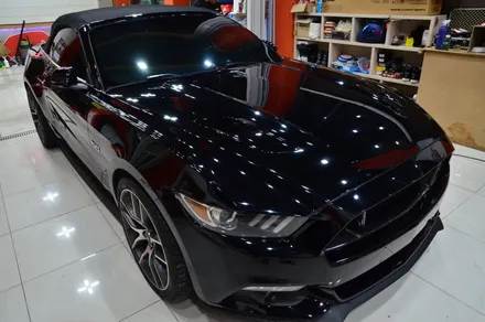 대전카스킨+ 오렌지카스킨+ 대전랩핑+ Ford Mustang GT Convertible + 머스탱 GT 컨버터블 + 3M-2080-M26 Matte Military Green / 대전 유성구 원신흥동