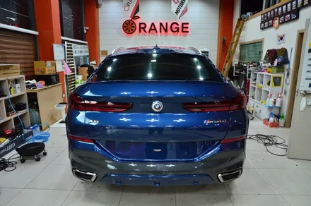 대전카스킨 + 오렌지카스킨 + 대전랩핑 + 세종랩핑 + 전체랩핑 + BMW + X6M50i + 3m.2080-S12 Satin Black + 사틴블랙 / 대전 유성구 원신흥동