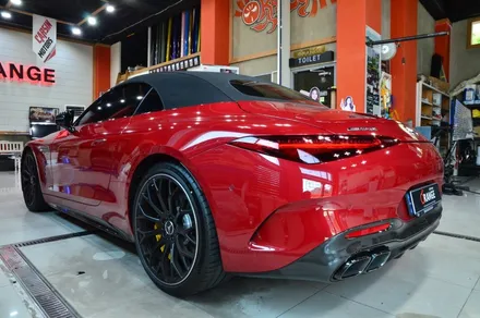 대전카스킨 + 오렌지카케어 + 오렌지카스킨 + 전체랩핑 + 전체PPF + Mercedes-Benz + SL63AMG + SL63 + KEEP GAURD PPF / 대전 유성구 원신흥동