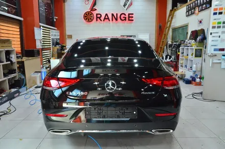 대전카스킨 + 오렌지카케어 + 오렌지카스킨 + 전체랩핑 + 전체PPF + Mercedes-Benz + KEEP GAURD PPF + CLS450 / 대전 유성구 원신흥동