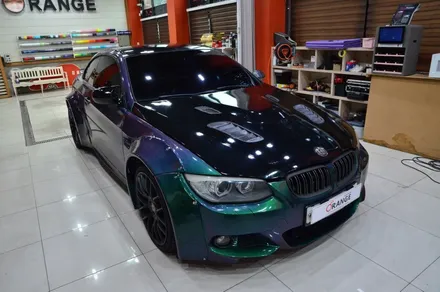대전 카스킨 + 오렌지 카스킨 + BMW + M3 + 전체랩핑 / 대전 유성구 원신흥동