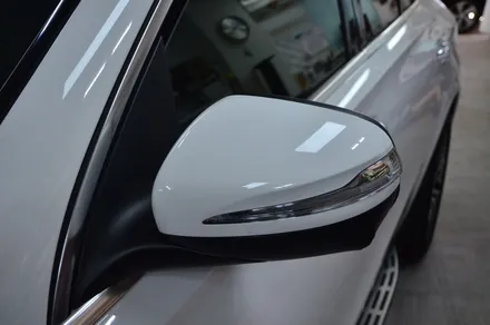 대전 카스킨 + 오렌지 카스킨 + 벤츠 + GLE 53 AMG 쿠페 + 전체랩핑, 부분 카본PPF,크롬죽이기 + TINYBOT Gloss White / 대전 유성구 원신흥동